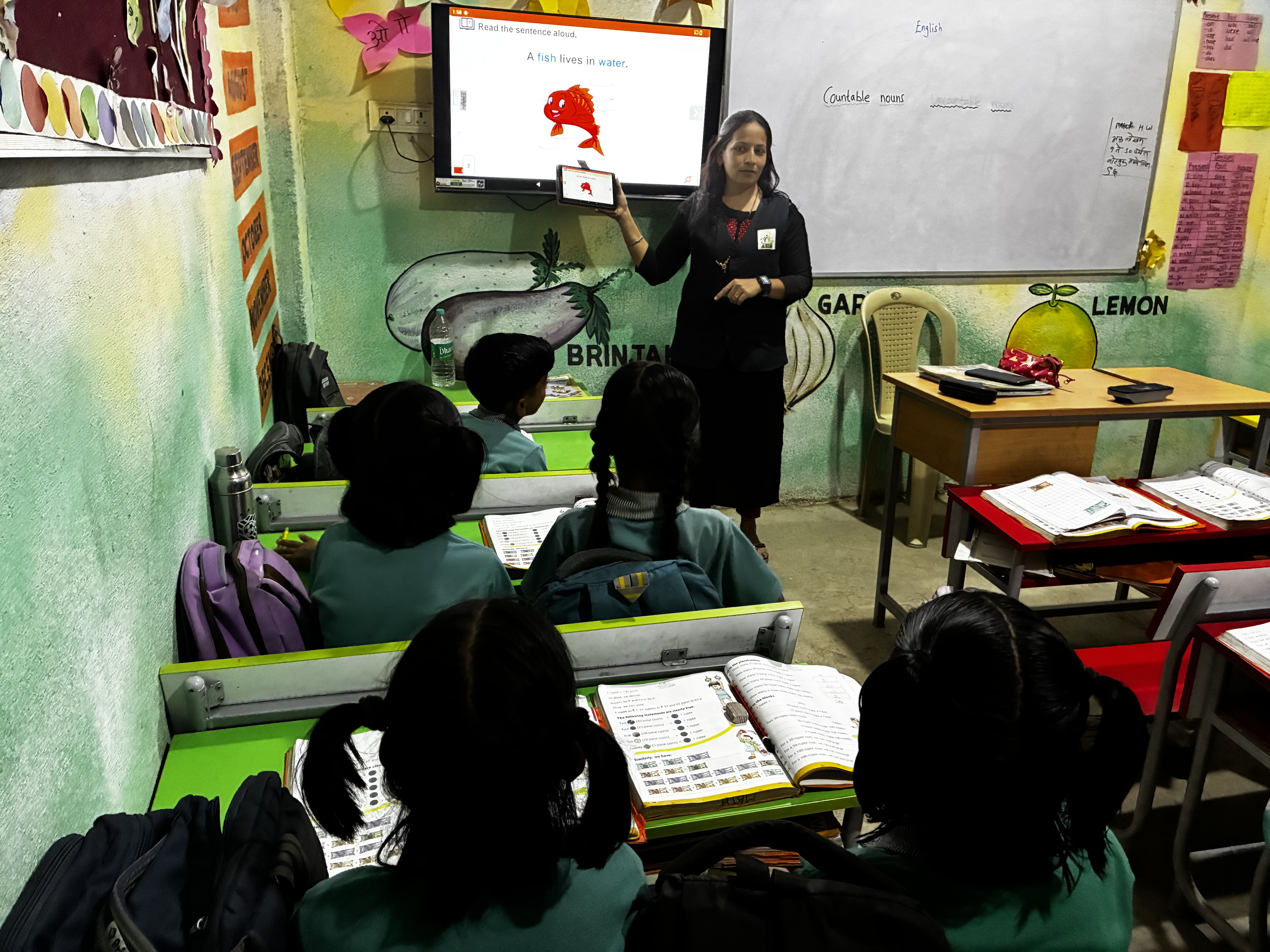 Digital Classroom Setup for interactive education